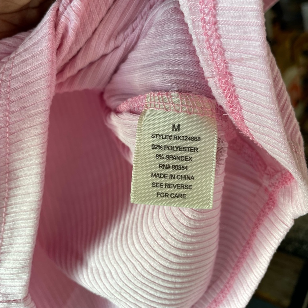 No comment NY-LA pink cute butterfly shirt Size Juniors Medium - Picture 3 of 6